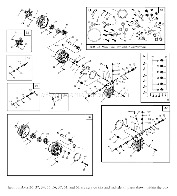 Page A Diagram and Parts List for 1581-0  Briggs and Stratton Pressure Washer